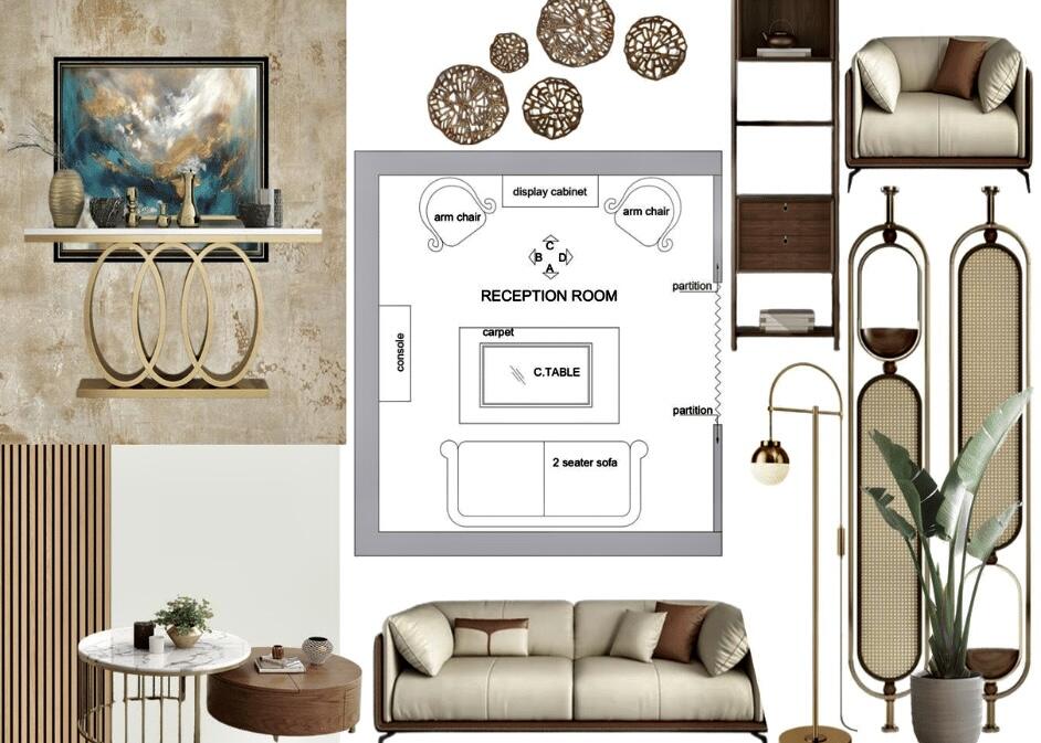 a-collage-of-living -room-furniture-and-a-blueprint